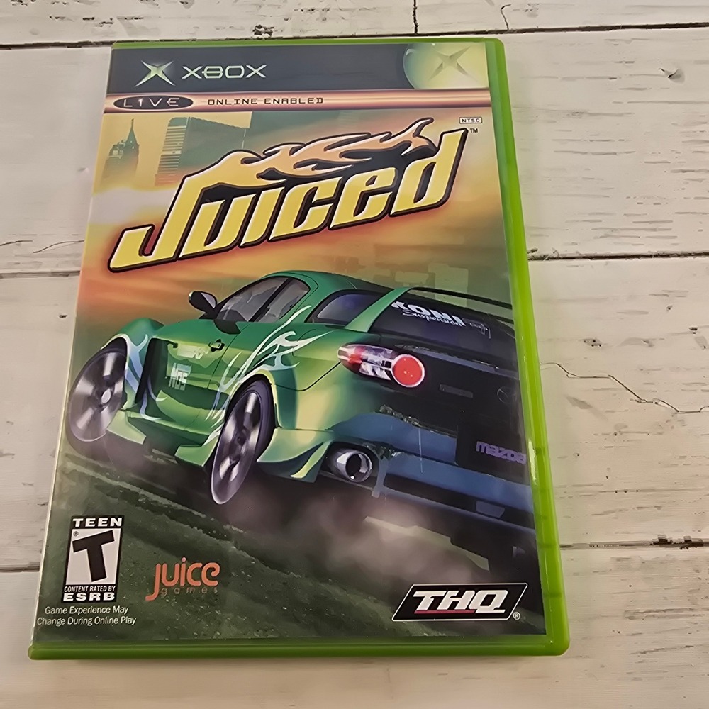 Juiced Original Xbox Game CIB THQ Street Racing Customization 2005 NTSC